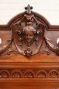 Henri II style Bookcase in Walnut, France 19th century
