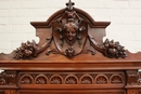 Henri II style Bookcase in Walnut, France 19th century