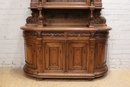 Henri II style Cabinet in Walnut, France 19th century