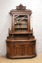 Henri II style Cabinet in Walnut, France 19th century