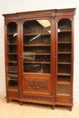 Henri II style Bookcase in Walnut, France 19th century