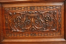 Henri II style Bookcase in Walnut, France 19th century