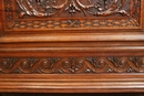 Henri II style Bookcase in Walnut, France 19th century