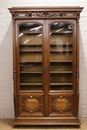 Henri II style Bookcase in Walnut, France 19th century