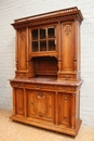 Henri II style Cabinet in Walnut, France 19th century