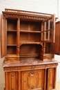 Henri II style Cabinet in Walnut, France 19th century