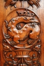 Henri II style Cabinet in Walnut, France 19th century