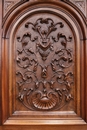 Henri II style Cabinet in Walnut, France 19th century