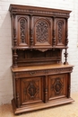 Henri II style Cabinet in Walnut, France 19th century