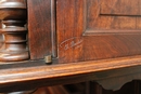 Henri II style Cabinet in Walnut, France 19th century
