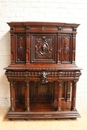 Henri II style credenza in Walnut, France 19th century