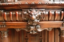 Henri II style credenza in Walnut, France 19th century