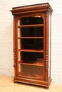 Henri II style Display cabinet in Walnut, France 19th century