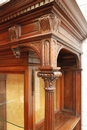 Henri II style Display cabinet in Walnut, France 19th century