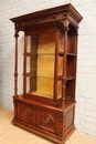 Henri II style Display cabinet in Walnut, France 19th century