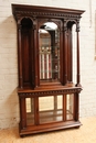 Henri II style Display cabinet in Walnut, France 19th century