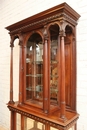 Henri II style Display cabinet in Walnut, France 19th century