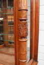 Henri II style Display cabinet in Walnut, France 19th century