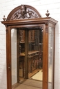 Henri II style Display cabinet in Walnut, France 19th century