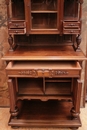 Henri II style Display cabinet in Walnut, France 19th century