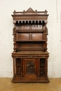 Henri II style Cabinet in Walnut, France 19th century