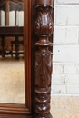 Henri II style Mirror in Walnut, France 19th century