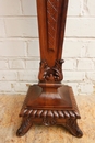 Henri II style Pedestal in Walnut, France 19th century