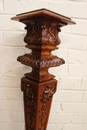 Henri II style Pedestal in Walnut, France 19th century