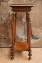 Henri II style Pedestal in Walnut, France 19th century