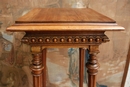 Henri II style Pedestal in Walnut, France 19th century