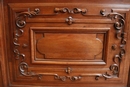 Henri II style sideboard in Walnut, France 19th century