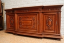 Henri II style sideboard in Walnut, France 19th century