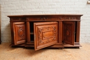 Henri II style sideboard in Walnut, France 19th century