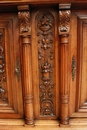 Henri II style Cabinet in Walnut, France 19th century