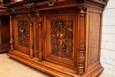 Henri II style Cabinet in Walnut, France 19th century