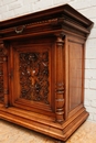 Henri II style Cabinet in Walnut, France 19th century