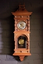 Henri II style Clock in Walnut, France 1900