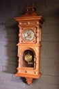 Henri II style Clock in Walnut, France 1900