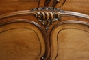 Louis XV style Bed in Walnut, France 19th century