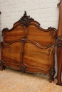 Louis XV style Bed in Walnut, France 19th century