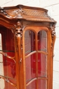 Louis XV style Display cabinet in Walnut, France 19th century