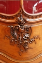 Louis XV style Display cabinet in Walnut, France 19th century