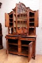 Louis XV style Cabinet in Walnut, France 19th century