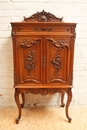 Louis XV style Cabinet in Walnut, France 19th century