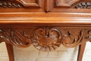 Louis XV style Cabinet in Walnut, France 19th century