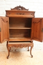 Louis XV style Cabinet in Walnut, France 19th century