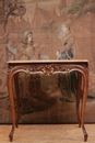 Louis XV style Desk table in Walnut, France 19th century
