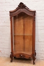 Louis XV style Display cabinet in Walnut, France 19th century