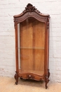 Louis XV style Display cabinet in Walnut, France 19th century