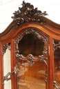 Louis XV style Display cabinet in Walnut, France 19th century